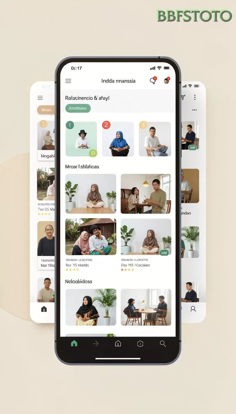 Cuplikan layar NX888 — halaman utama