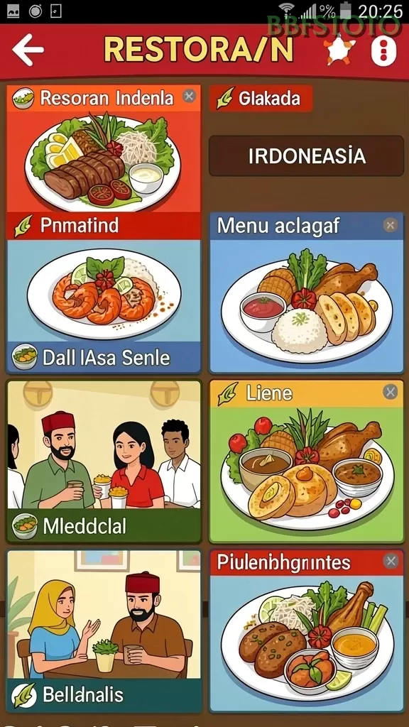 Cuplikan layar RAJAJP188 — menu navigasi