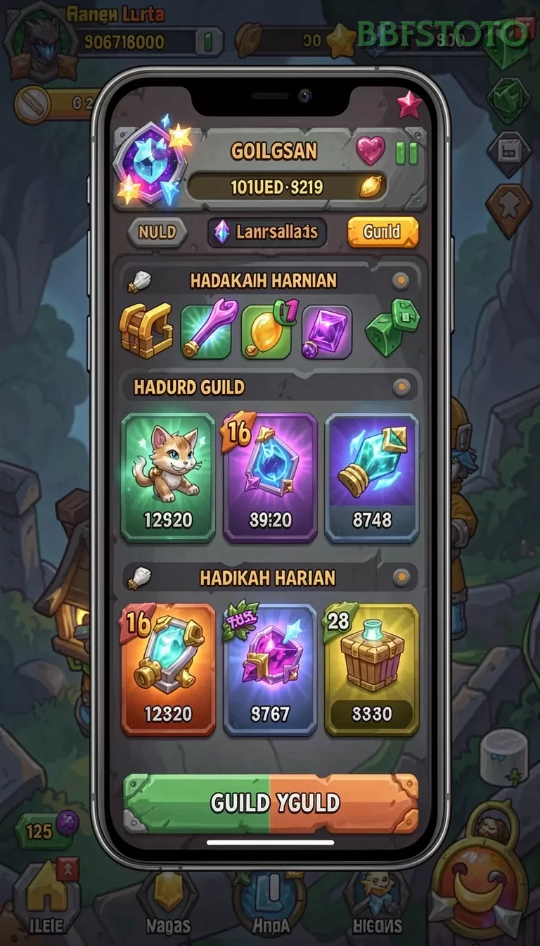 Cuplikan layar AWANLUCK — halaman utama