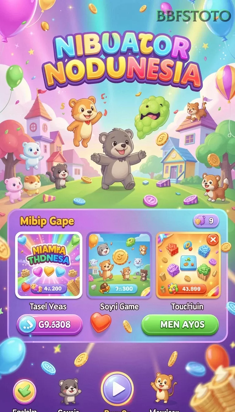 Cuplikan layar AWANLUCK — menu navigasi